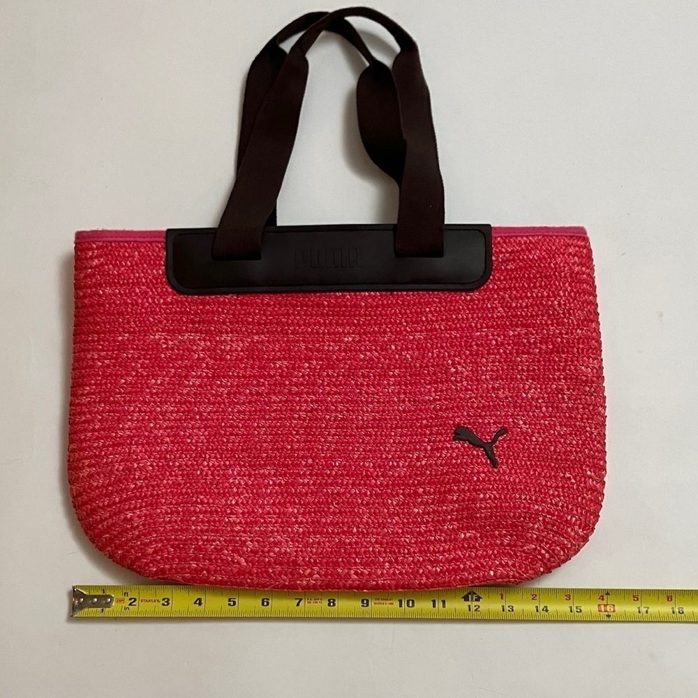 NWOT PUMA wicker and rubber purse! - Picture 8 of 9